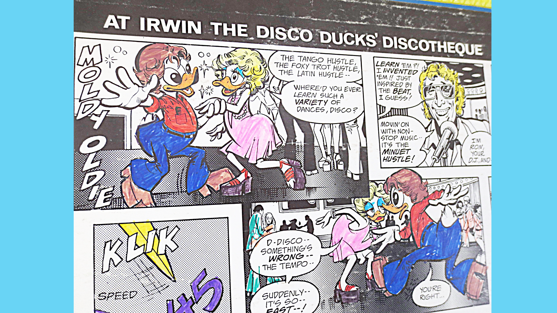 IRWIN the DISCO DUCK, Big Hits Dance Party, 1980 Record, Novelty Songs