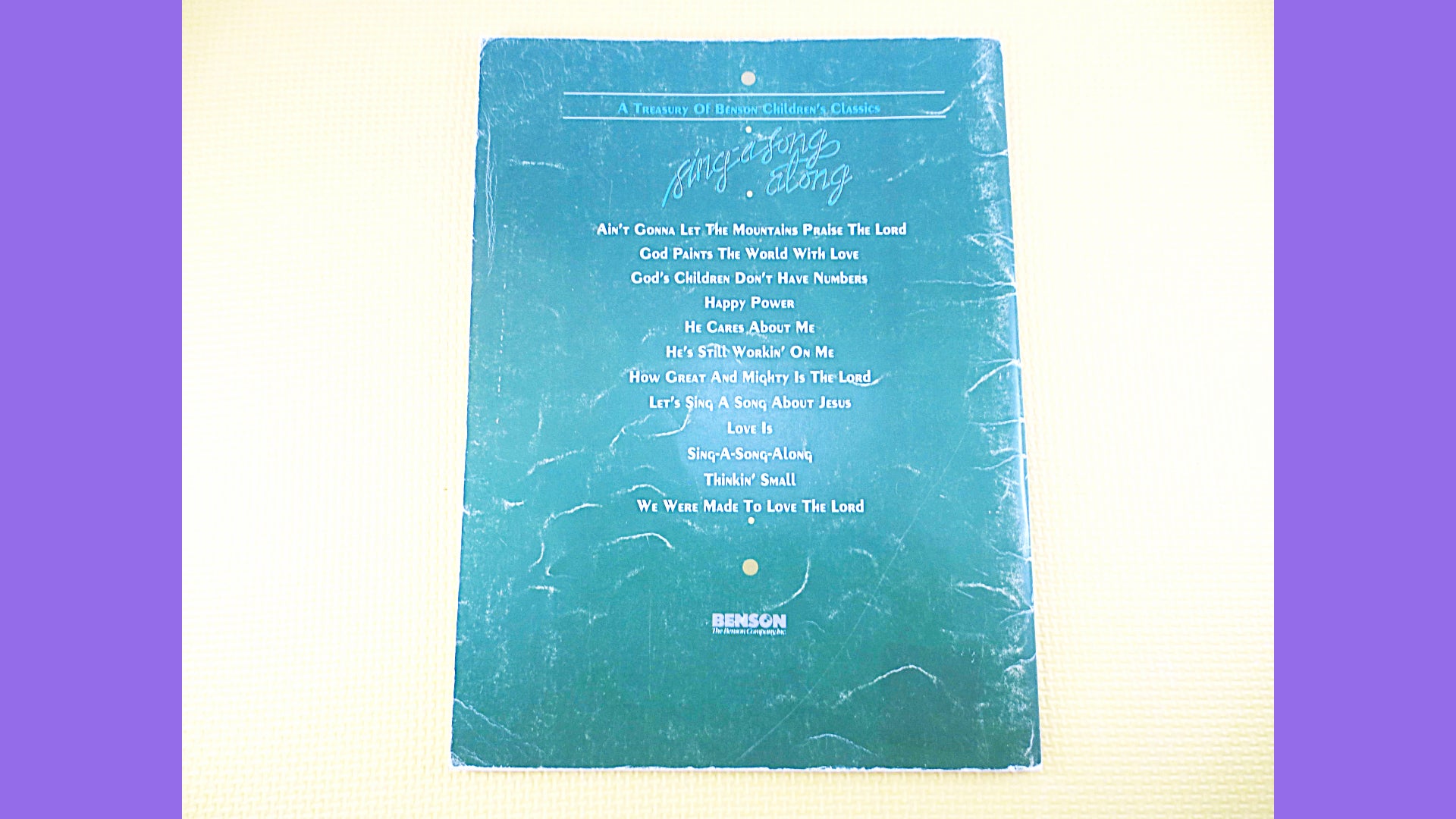 Sing-A-Song Along – Kids Sheet Music Book (1986)