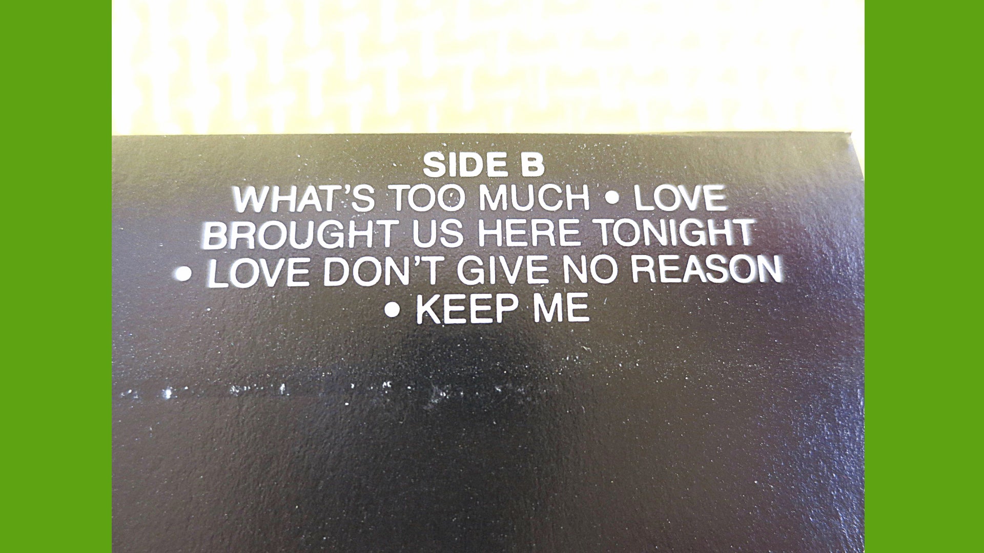 SMOKEY ROBINSON, One Heartbeat, 1987 Cassette Tape, Vintage Cassette