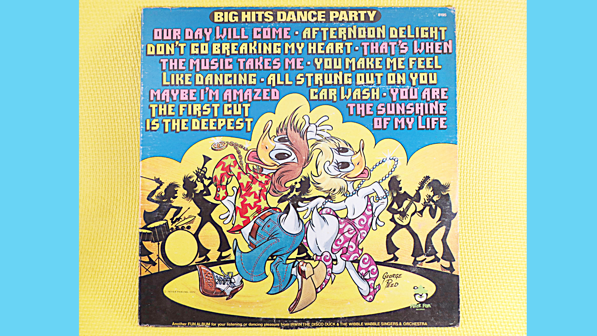IRWIN the DISCO DUCK, Big Hits Dance Party, 1980 Record, Novelty Songs