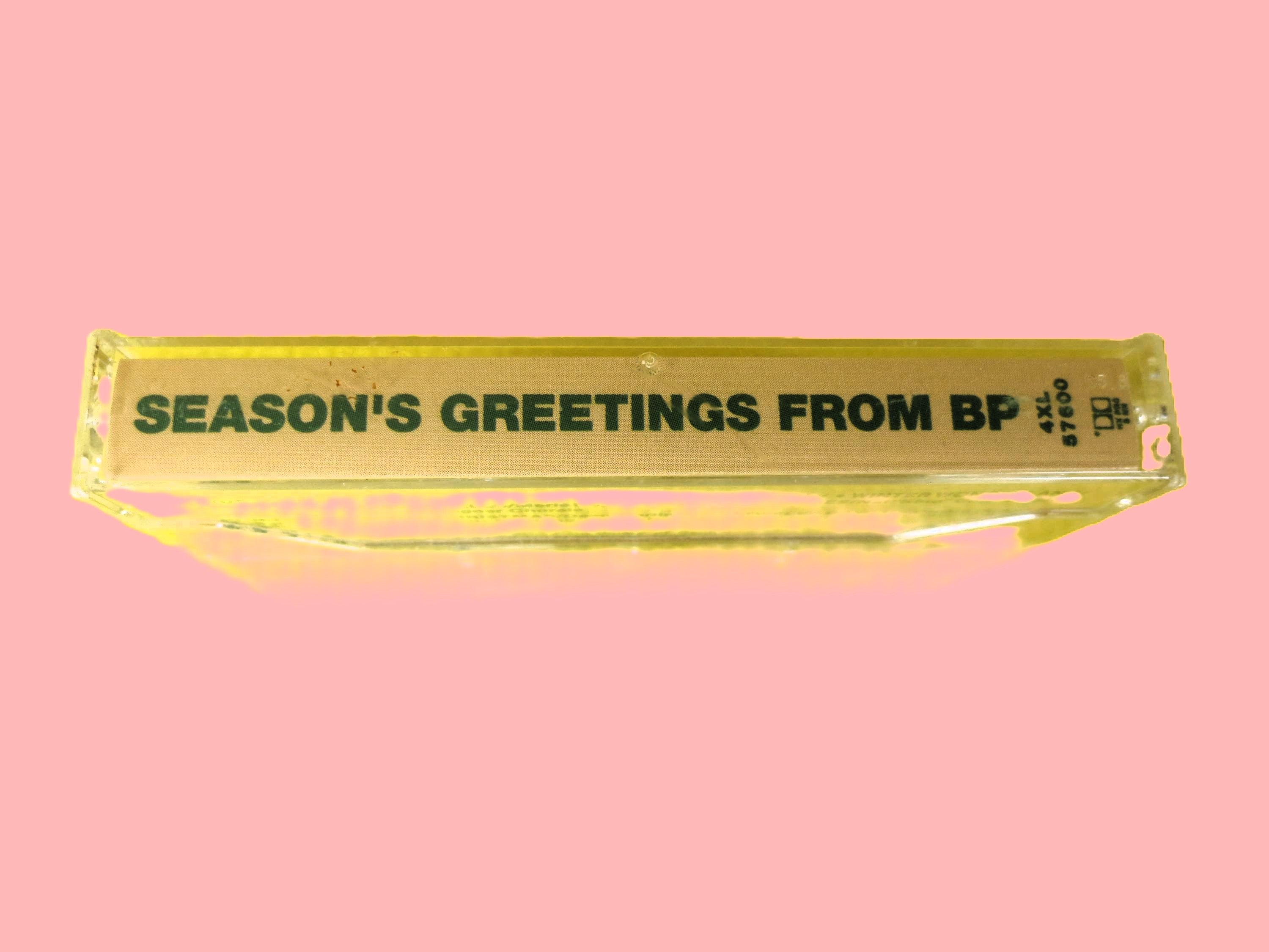 SEASON'S GREETINGS, Christmas Music, 1991 Cassette, Vintage Cassette