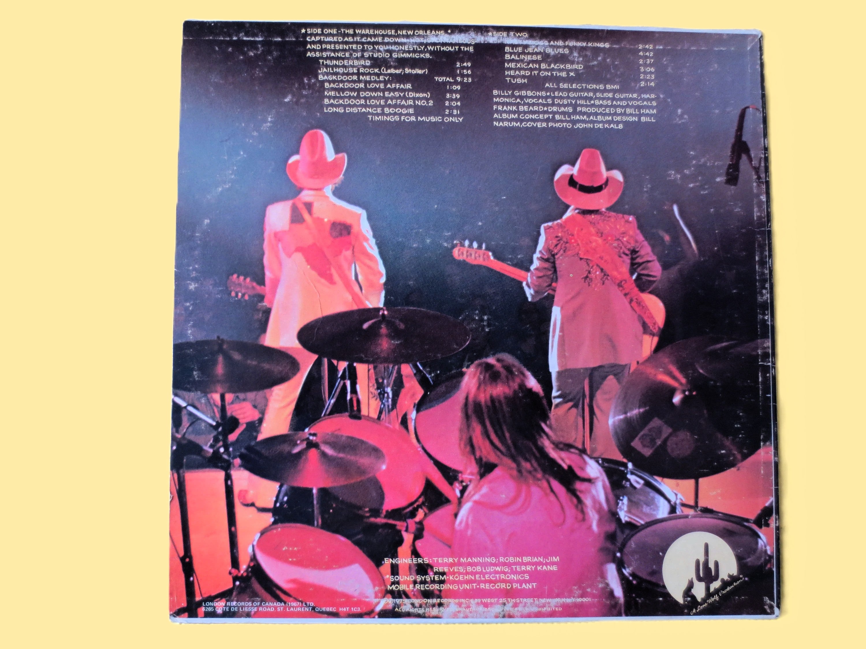 ZZ Top – Fandango! (1975) Vinyl LP