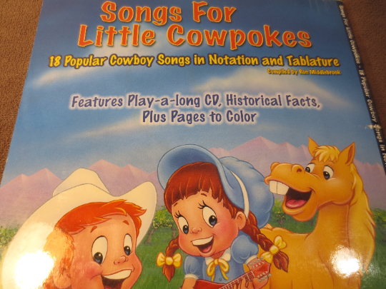 Songs for Little Cowpokes – Children’s Songbook with CD