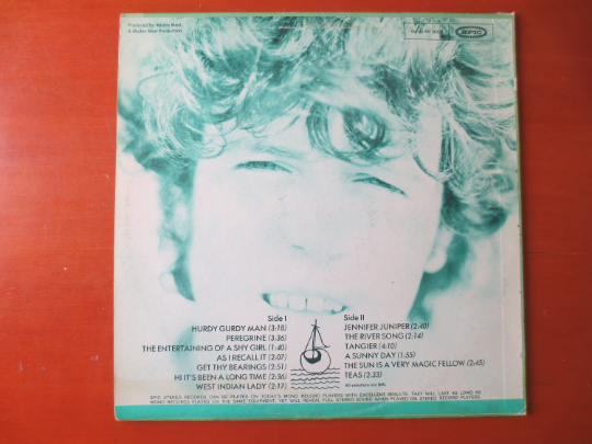 DONOVAN, The Hurdy Gurdy Man. Vintage Album, 1968 Record, Vinyl Lp