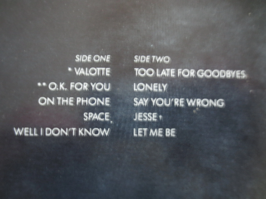 JULIAN LENNON, VALOTTE, Julian Lennon Lp, John Lennon Record, Beatles Record, Beatles Album, John Lennon Lp, 1984 Records