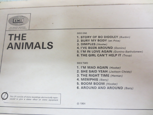The Animals – The Animals (1974) Vinyl LP