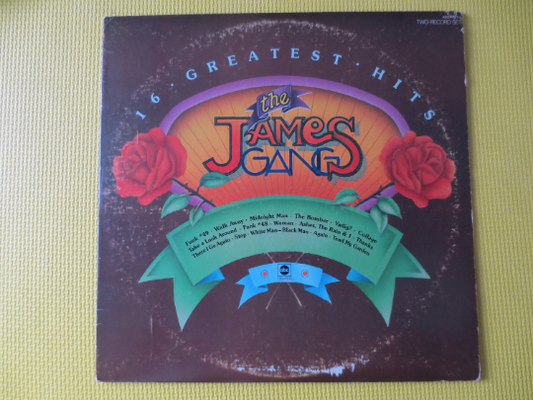 The JAMES GANG, Joe Walsh, GREATEST Hits, James Gang Records, James Gang Albums, James Gang lps, Rock lps, 1973 Records