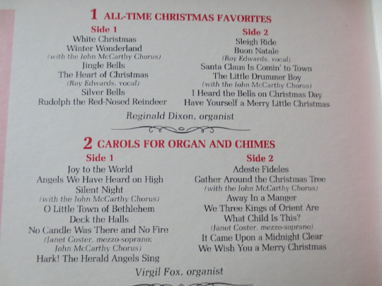 READERS DIGEST CHRISTMAS, 5 Disc Boxed Set, 1985 Records, Vintage Vinyl Lp