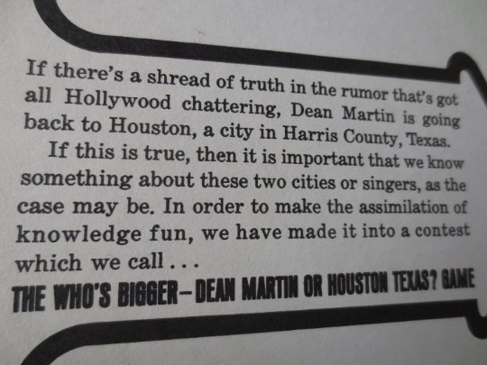 Dean Martin – Houston (1965) Vinyl LP