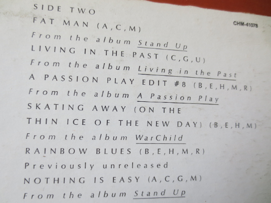 JETHRO TULL, BEST of Records, Vintage Vinyl, Jethro Tull Records, Jethro Tull Albums, Vinyl, lps, Rock Record, 1975 Records