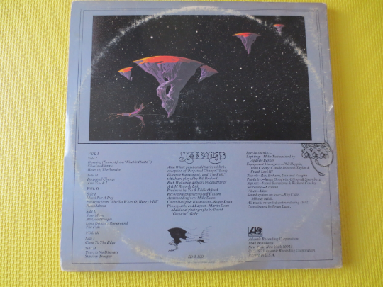 Yes – Yessongs (1973) Vinyl 3xLP