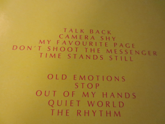 Spoons – Talk Back (1983) Vinyl LP