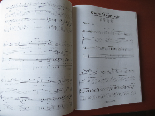 ZZ Top – Sheet Music Book (Guitar/Piano/Vocal)