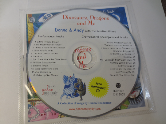 Dinosaurs, Dragons and Me – Children’s Songbook with CD