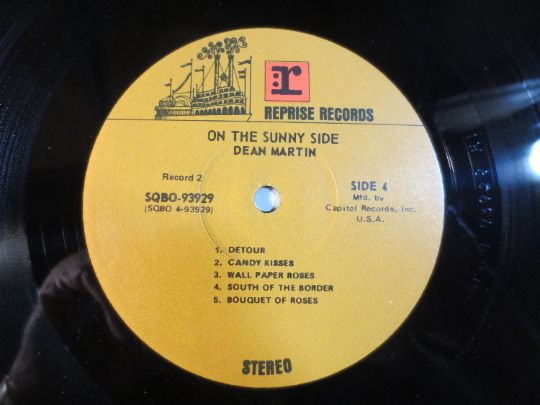 Dean Martin – On the Sunny Side (1972) Double Vinyl LP