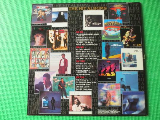 The HIT SINGLES, 2 RECORDS, Vintage Album, 1987 Record, Vinyl Lp