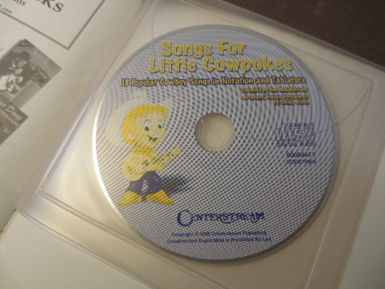 Songs for Little Cowpokes – Children’s Songbook with CD