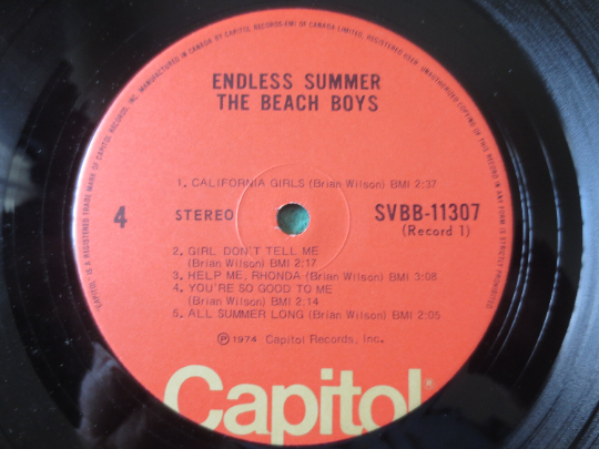 The Beach Boys – Endless Summer (1974) Vinyl 2xLP