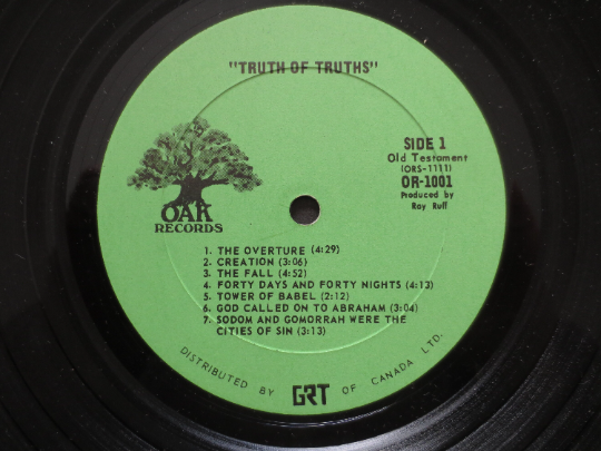 Truth of Truths – Truth of Truths (1971) Vinyl 2xLP