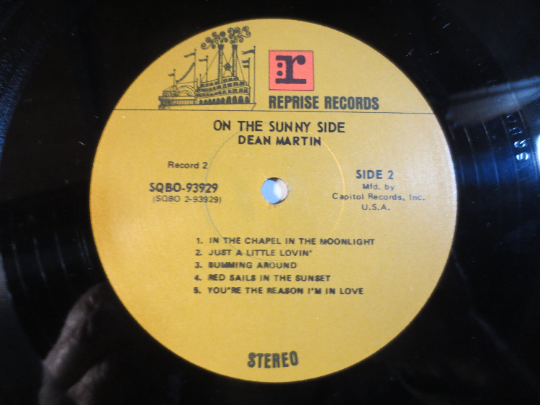 Dean Martin – On the Sunny Side (1972) Double Vinyl LP