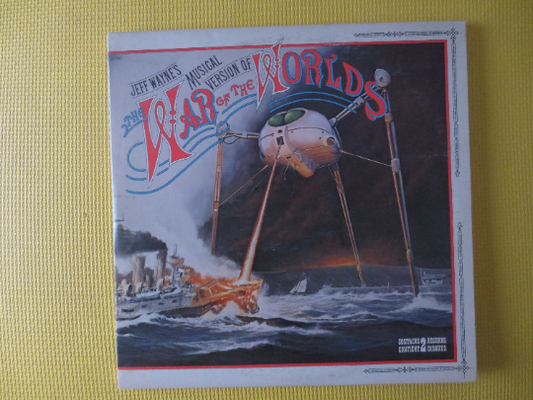 WAR of the WORLDS, Jeff WAYNE, Rock Records, Vintage Vinyl, Jeff Wayne Albums, Jeff Wayne Records, Vinyl lps, Vintage Records, 1978 Records