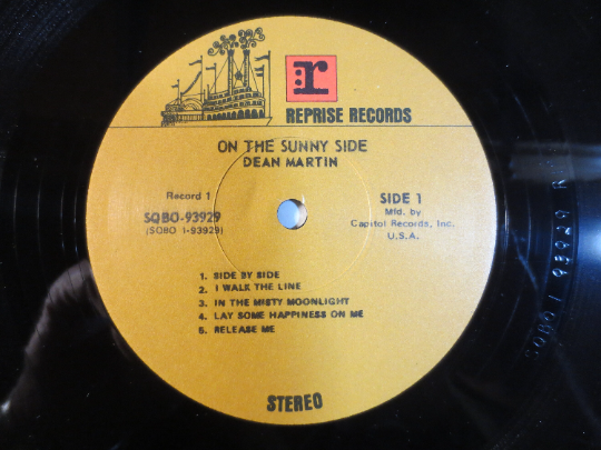 Dean Martin – On the Sunny Side (1972) Double Vinyl LP