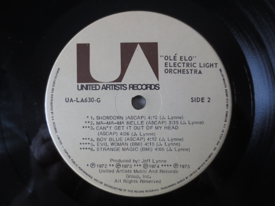 ELO – Ole ELO (1976) Vinyl LP