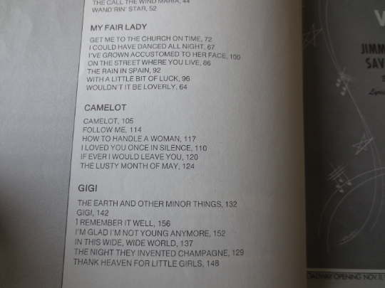 Lerner and Loewe – Sheet Music Songbook (Piano/Vocal)