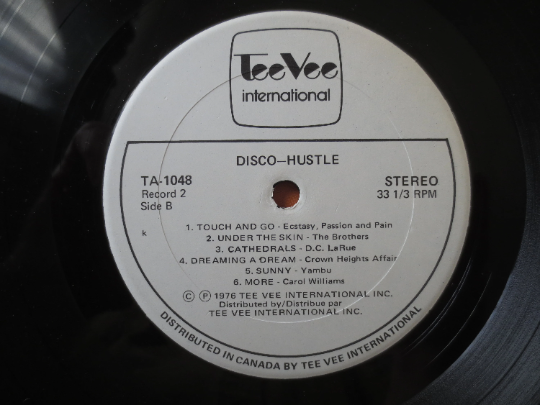 Various Artists – Disco Hustle (1976) Vinyl 2xLP