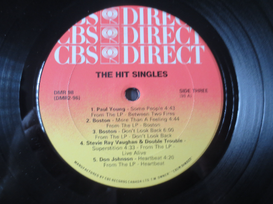 The HIT SINGLES, 2 RECORDS, Vintage Album, 1987 Record, Vinyl Lp