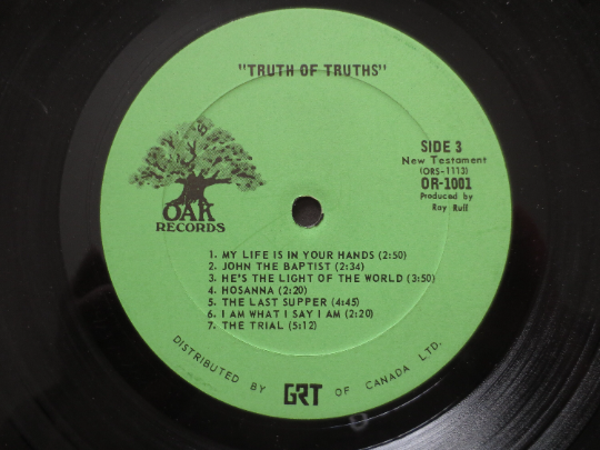 Truth of Truths – Truth of Truths (1971) Vinyl 2xLP
