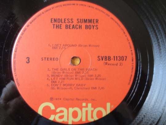 The Beach Boys – Endless Summer (1974) Vinyl 2xLP
