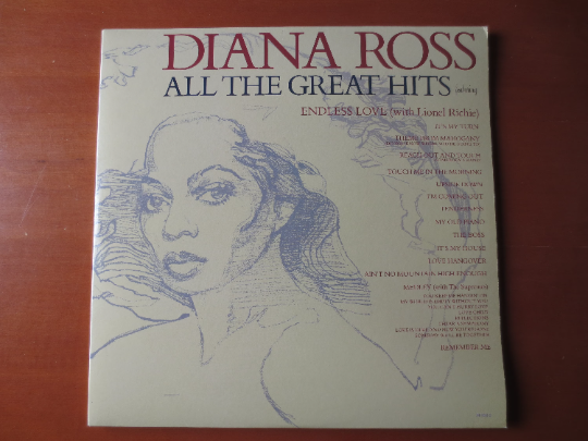 DIANA ROSS, All The Greatest Hits, Double Album, 1981 Record, Vinyl Lp