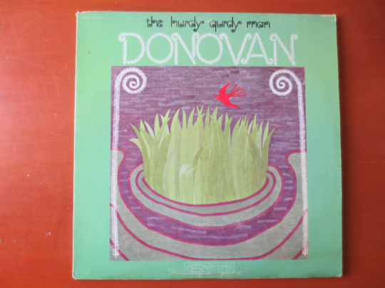 DONOVAN, The Hurdy Gurdy Man. Vintage Album, 1968 Record, Vinyl Lp