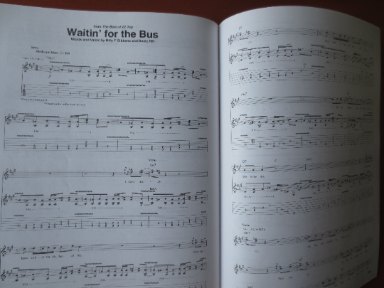 ZZ Top – Sheet Music Book (Guitar/Piano/Vocal)