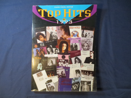 Top Hits of 1993 – Sheet Music Songbook (Piano/Vocal/Chords)