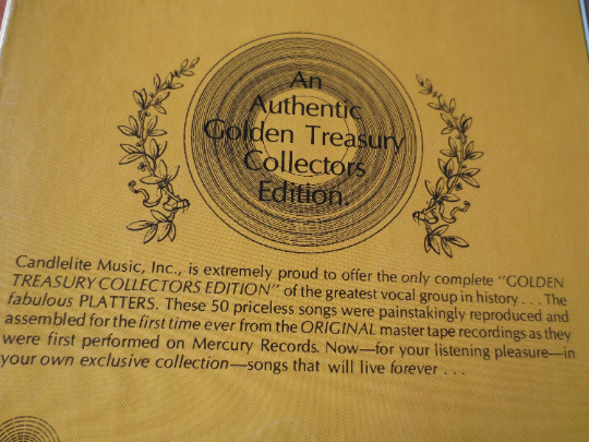 The PLATTERS, 50 Golden Hits, 4-Record Box Set, 1975 Record, Vinyl Lp