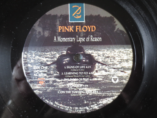 Pink Floyd – A Momentary Lapse of Reason (1987) Vinyl LP