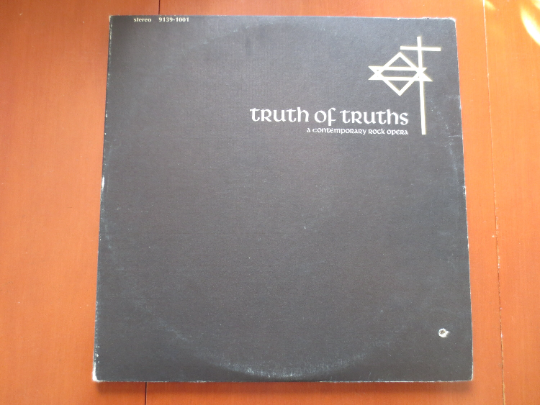 TRUTH of TRUTHS, Rock OPERA, Vintage Vinyl, Rock Opera Records, Rock Opera Albums, Rock Albums, Vinyl Records, 1971 Records