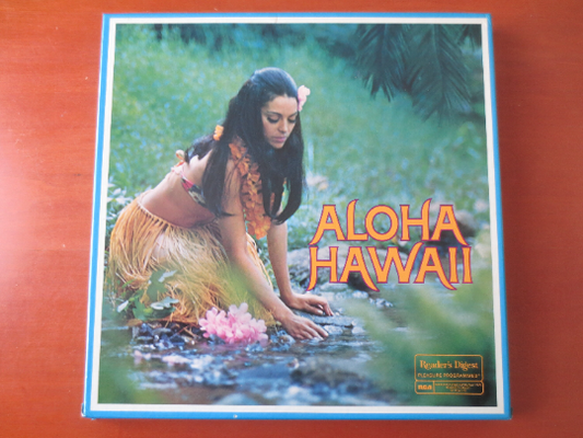 READERS DIGEST, Aloha HAWAII, 6 Records, Readers Digest Lp, Hawaiian Records, Hawaiian Music, Hawaiian Songs, 1978 Records