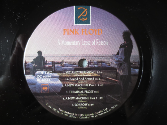 Pink Floyd – A Momentary Lapse of Reason (1987) Vinyl LP