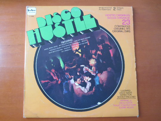 DISCO HUSTLE, Tee Vee Records, Vintage DANCE Album, 1976 Record, Vinyl Lp