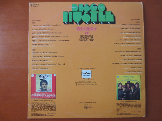 DISCO HUSTLE, Tee Vee Records, Vintage DANCE Album, 1976 Record, Vinyl Lp