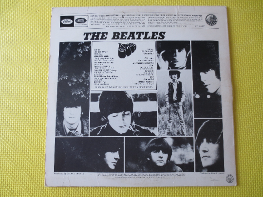 The BEATLES, RUBBER SOUL, The Beatles Album, Beatles Records, The Beatles Vinyl, Vintage Vinyl, Vinyl Records, 1966 Records
