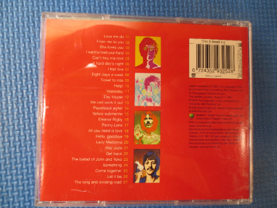 The BEATLES, Number ONE'S, The BEATLES Cd, Beatles Album, Beatles Music, Beatles Songs, Beatles Lp, Pop Cd,  2000 Compact Disc