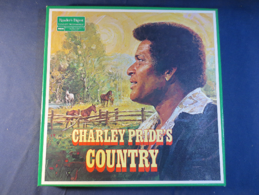 CHARLEY PRIDE, 6 RECORDS Box Set, Readers Digest Records, Charley Pride Album, Charley Pride Record, Charley Pride Lp