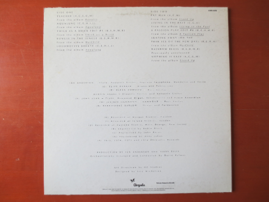 Jethro Tull – The Best of Jethro Tull (1975) Vinyl LP