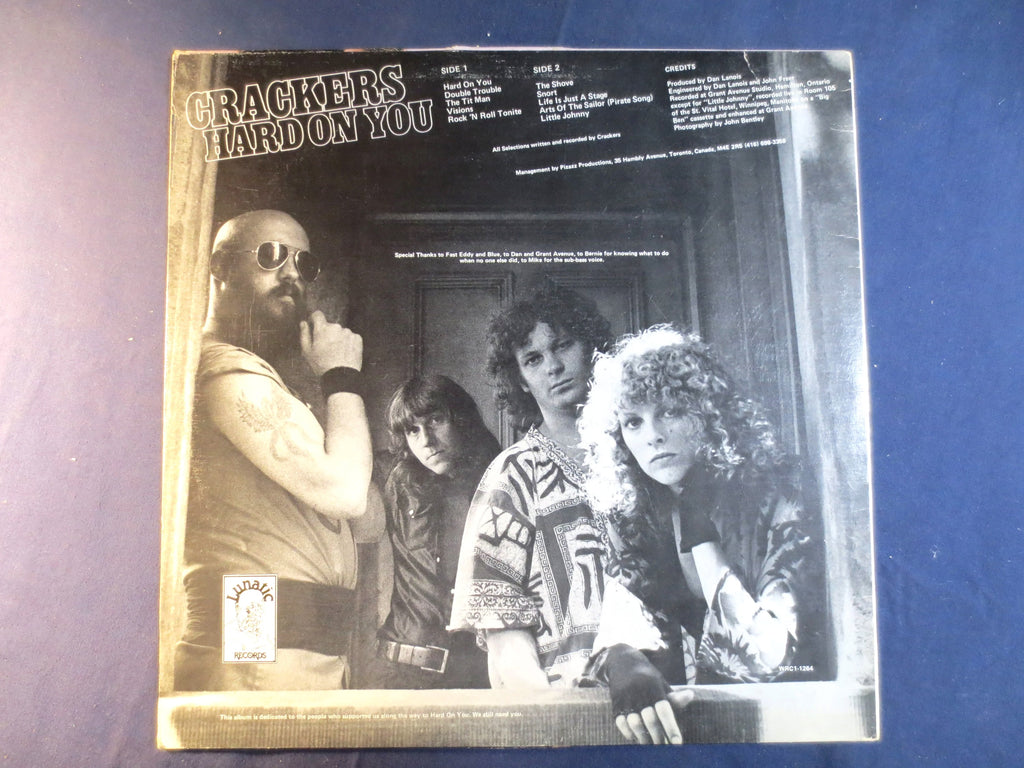 Crackers – Hard on You (ca. 1977) Vinyl LP