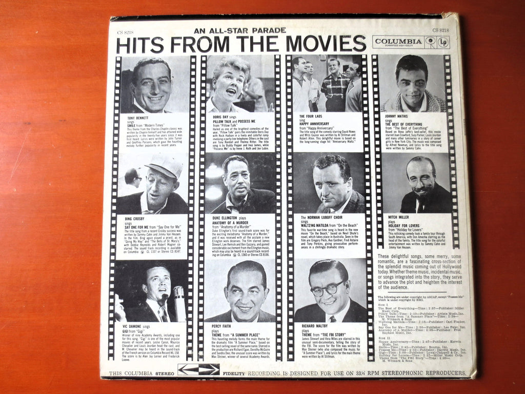 Hits of the Movies – Columbia Records (1959) Vinyl LP