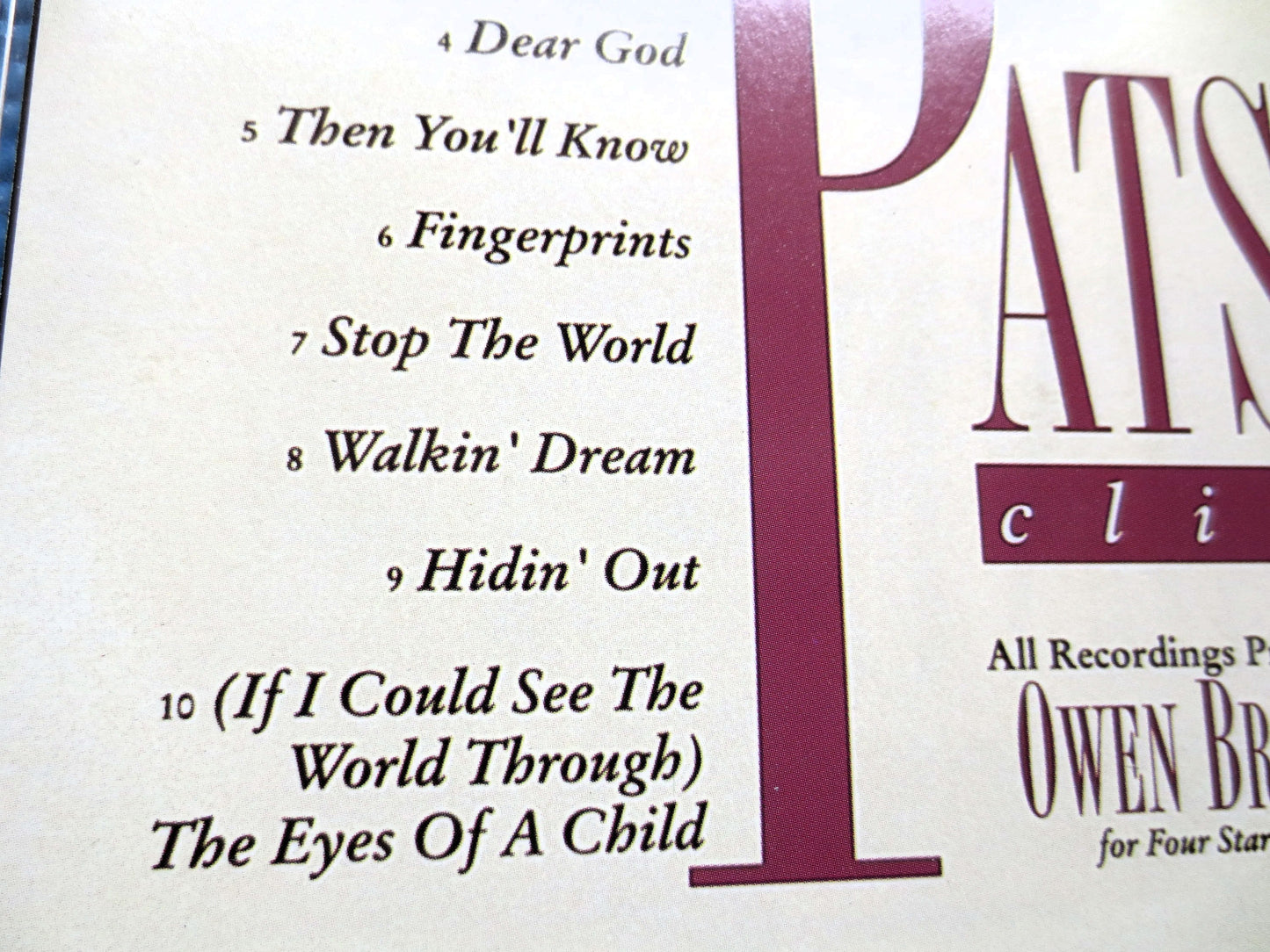 PATSY CLINE, FOREVER and Always, Greatest Hits Cd, Patsy Cline Cd, Patsy Cline Album, Patsy Cline Songs, Cd, 1992 Compact Disc